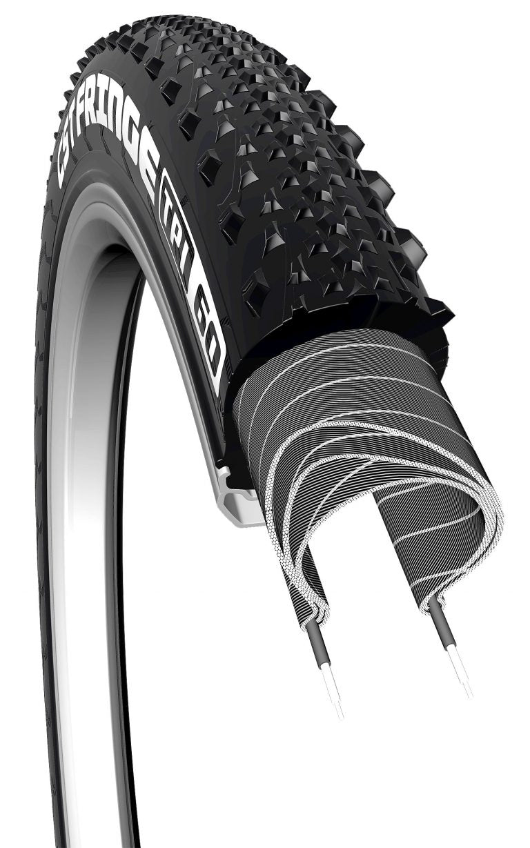 CST Fringe Mid-Fat Tire & Tube - Front for MG Doble