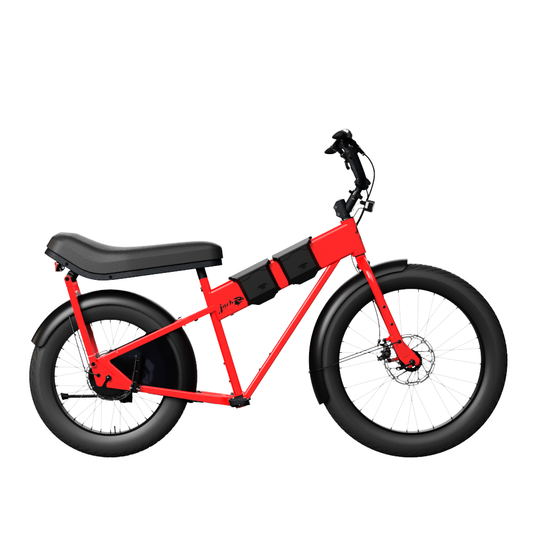 JackRabbit MG Doble - Lightweight 2-Up Seat Micro Hauler, Red