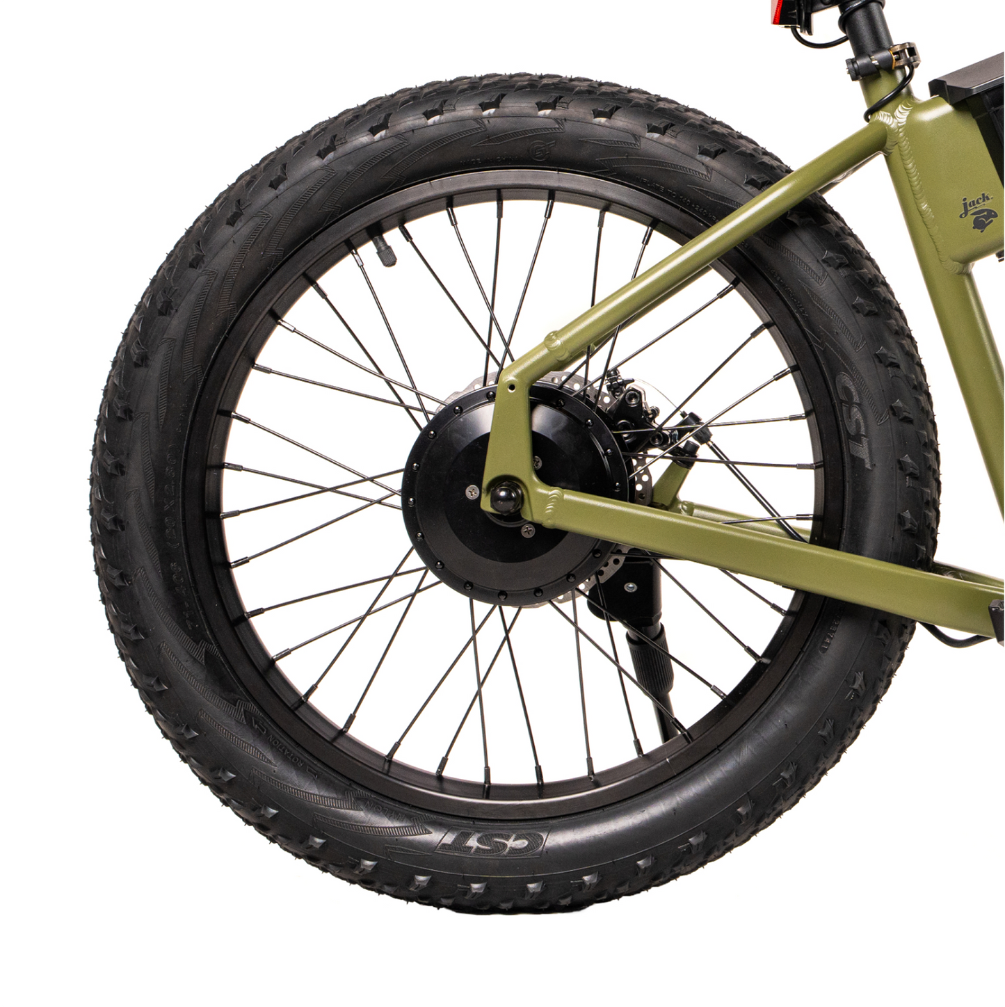 JackRabbit XG Pro - Lightweight & Compact "Big" Pro Micro eBike, Army Green