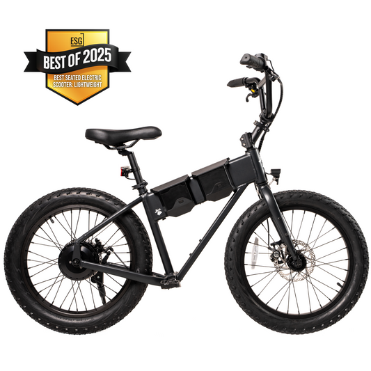 JackRabbit XG Pro - Lightweight & Compact "Big" Pro Micro eBike, Black