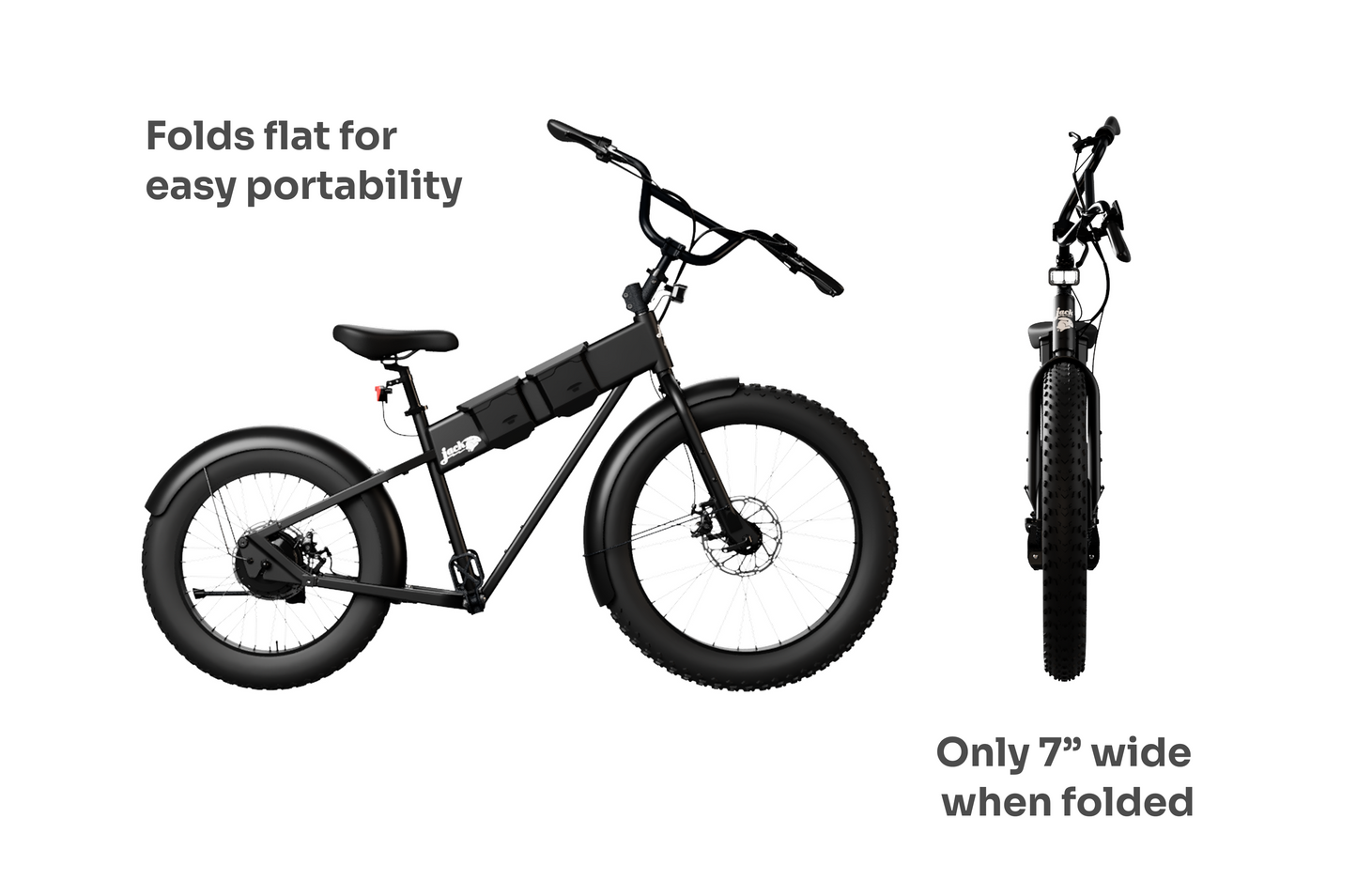 JackRabbit MG Renegade - Lightweight Micro Hauler, Black
