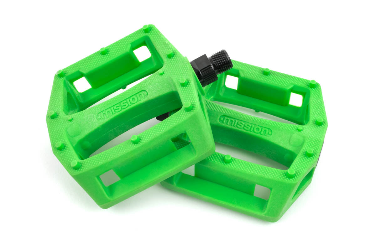 bmx plastic pedals Mission BMX Impulse PC Pedals