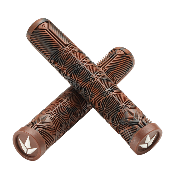Envy Handgrips V3 (TPR) - Chocolate/Black (Pair) | JackRabbit eBike