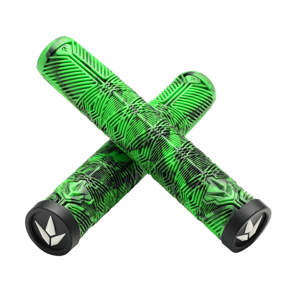 ENVY  Envy Handgrips V3 (TPR) - Green/Black (Pair) | JackRabbit eBike