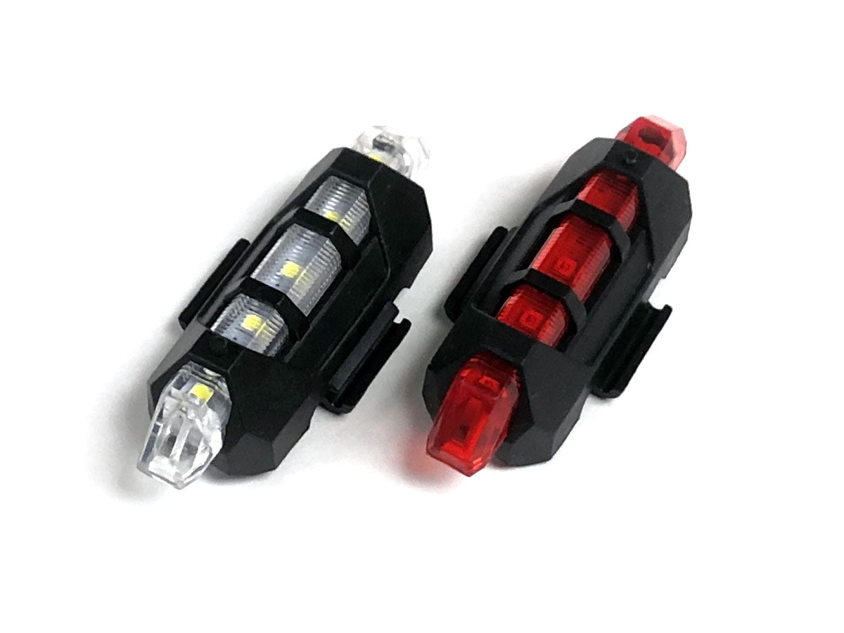 LED Front & Rear Light Set