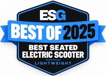 ESG Best of 2025 — Best seated electric scooter: lightweight