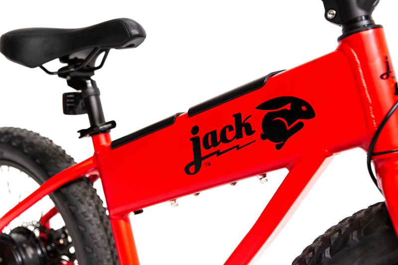 JackRabbit XG - Lightweight & Compact XL Micro eBike, Red