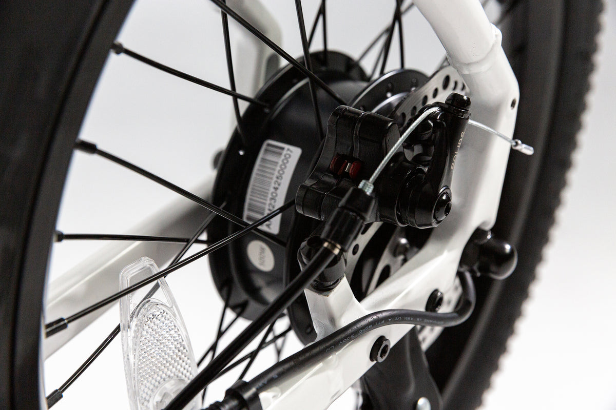 JackRabbit XG - Lightweight & Compact "Big" Micro eBike, White