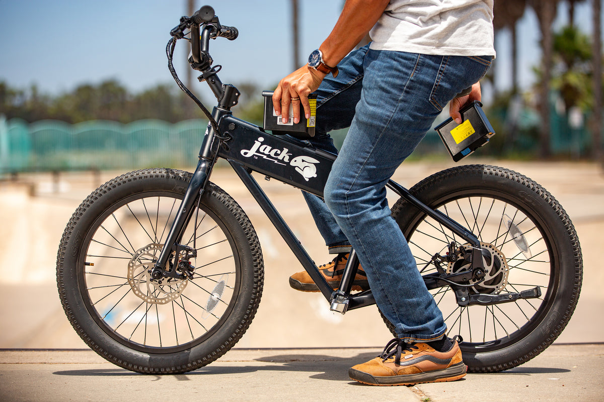JackRabbit XG - Lightweight & Compact "Big" Micro eBike, Black