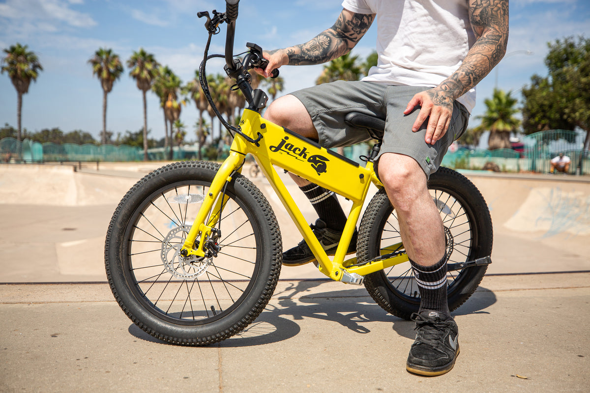 JackRabbit XG - Lightweight & Compact "Big" Micro eBike, Yellow