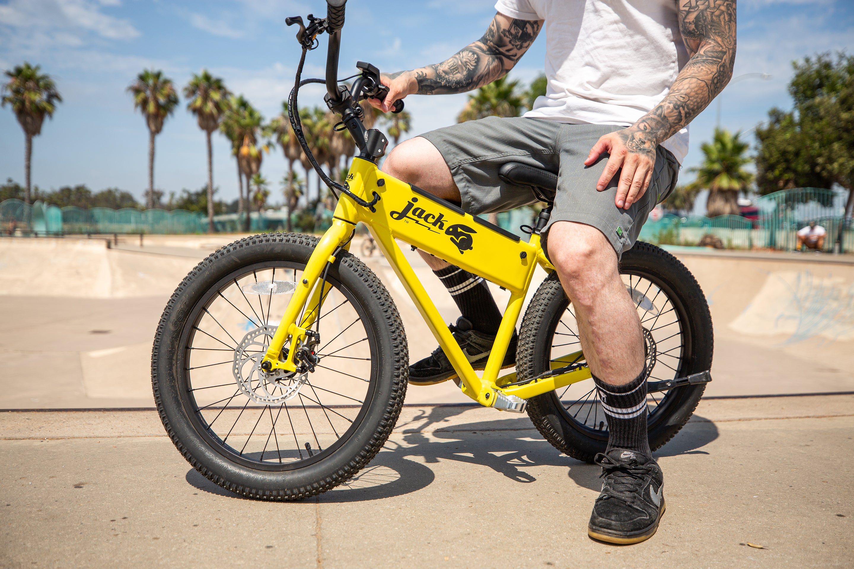 Jack Rabbit Bike Mod JackRabbit XG - Lightweight & Compact XL Micro eBike, Yellow ...