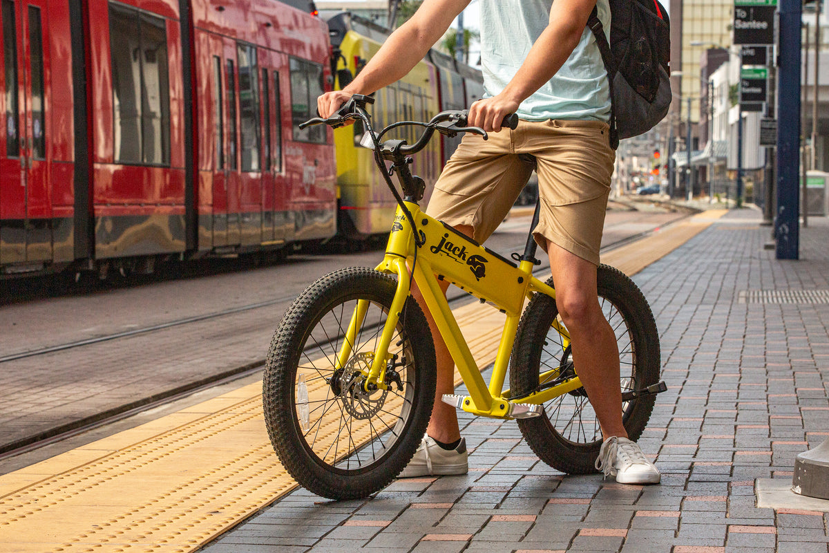 JackRabbit XG - Lightweight & Compact "Big" Micro eBike, Yellow