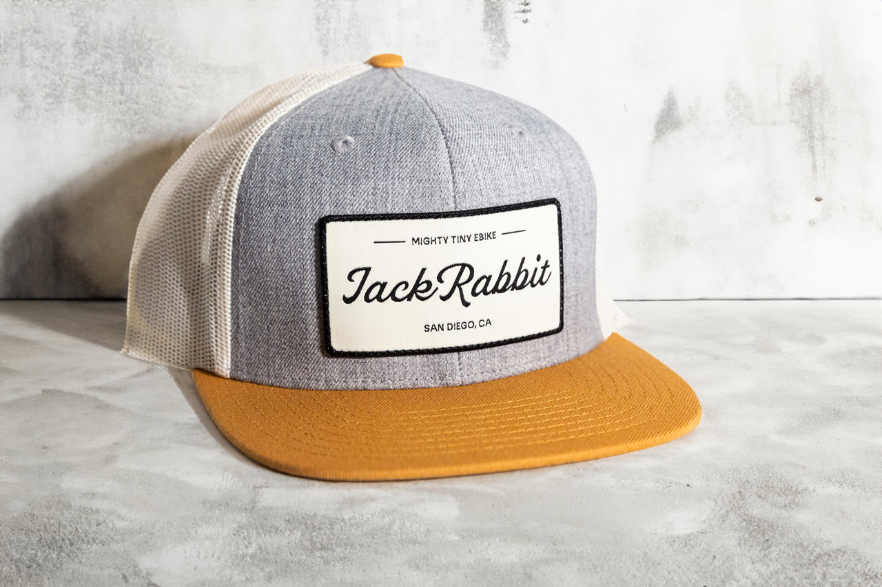 JackRabbit San Diego Original Flat Bill Hat – JackRabbit eBike