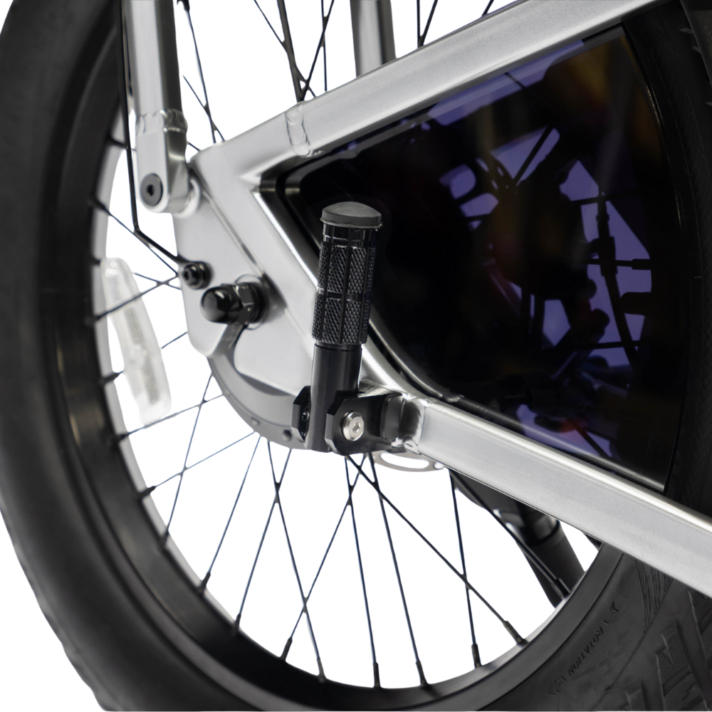 JackRabbit MG Doble - Lightweight 2-Up Seat Micro Hauler, Silver