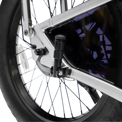 JackRabbit MG Doble - Lightweight 2-Up Seat Micro Hauler, Silver