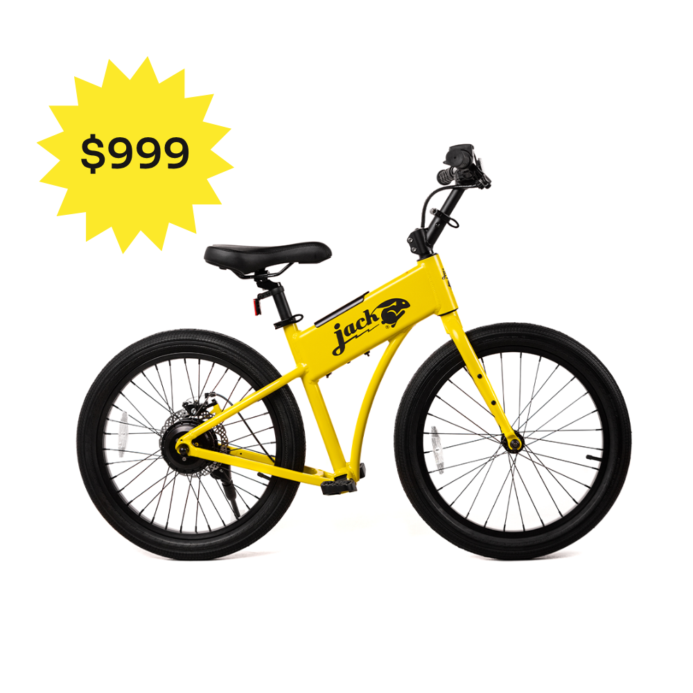 JackRabbit OG2 - Lightweight & Compact Micro eBike, Yellow