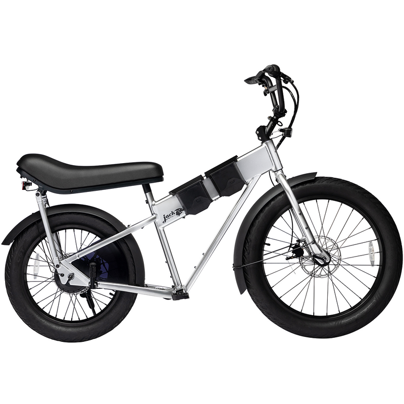 JackRabbit MG Doble - Lightweight 2-Up Seat Micro Hauler, Silver