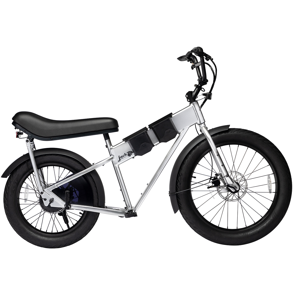 JackRabbit MG Doble - Lightweight 2-Up Seat Micro Hauler, Silver