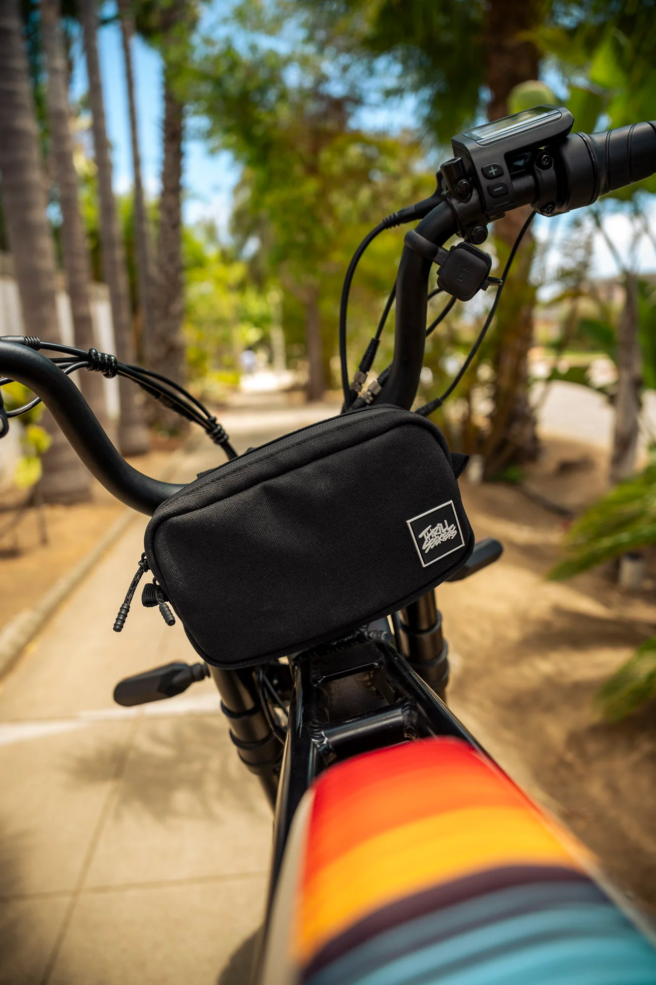 Thrill Seekers Black Bar Bag