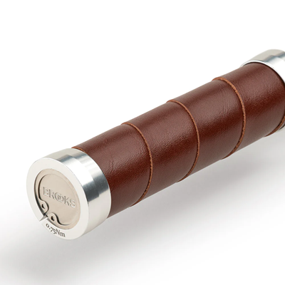 Brooks Slender Leather Grips - Brown 130/130