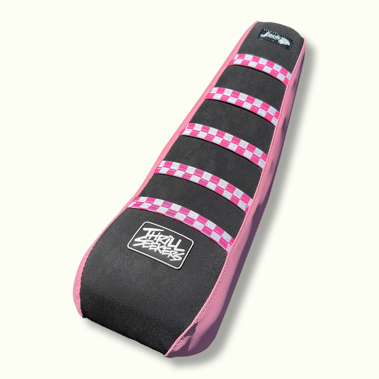 Thrill Seekers Pink Chex Saddle
