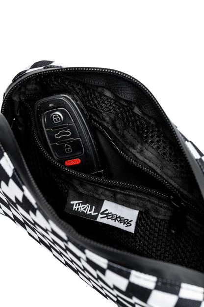 Thrill Seekers Checkered Bar Bag