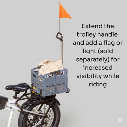 Topeak TrolleyTote MTX-compatible Collapsible Basket