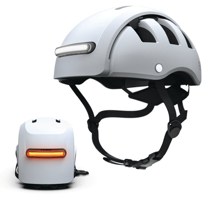 fold motorcycle helmet FEND Super Helmet + Lights Small / White