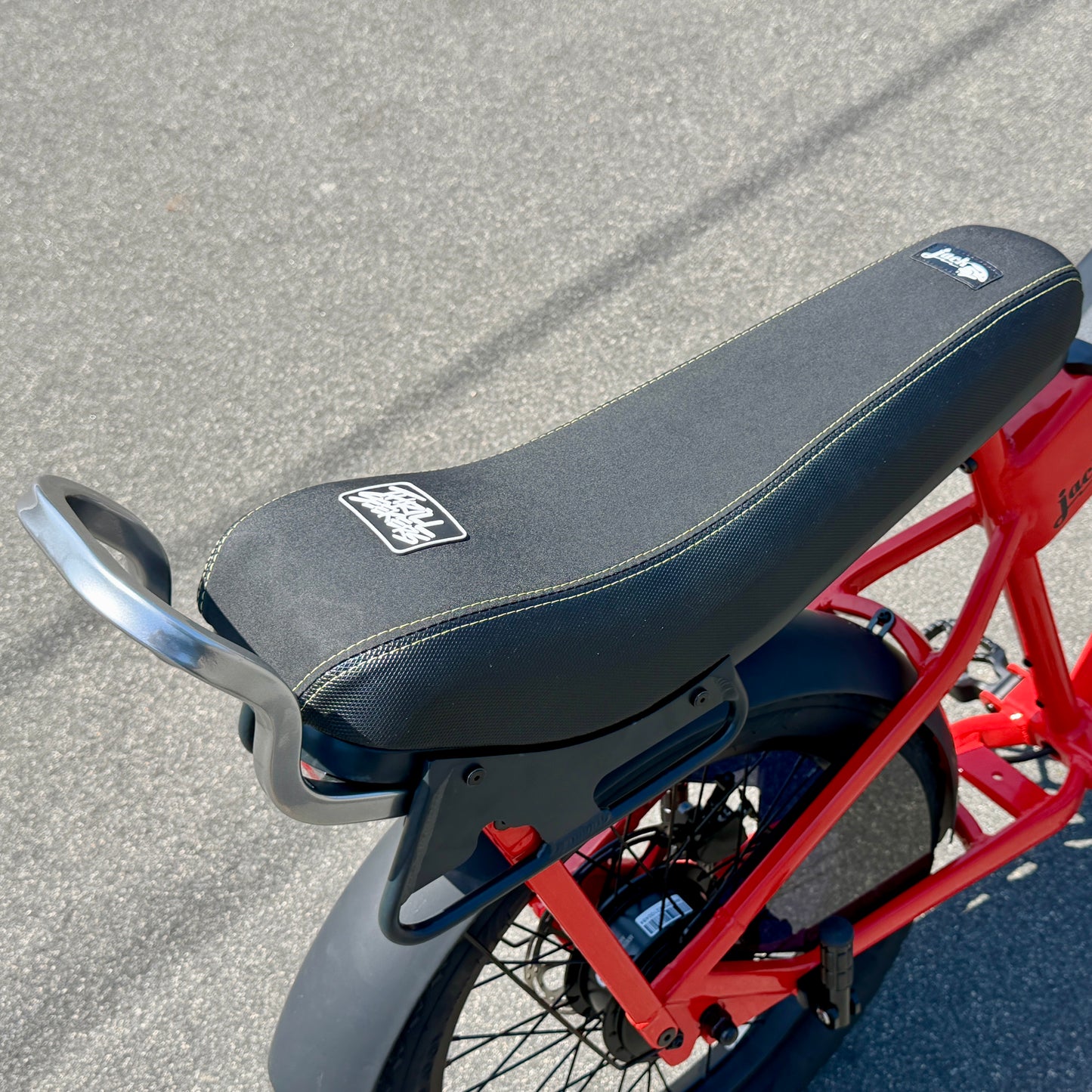 Thrill Seekers Black Suede Saddle