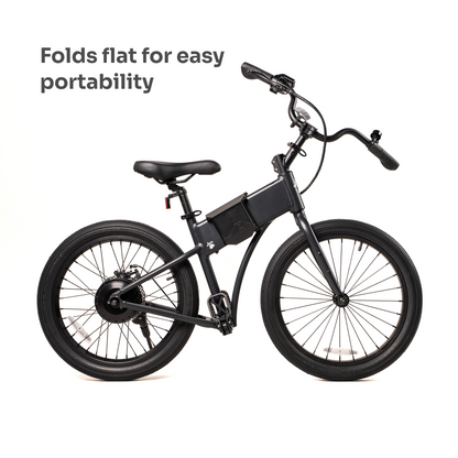 JackRabbit OG2 Pro - Lightweight & Compact Pro Micro eBike, Black