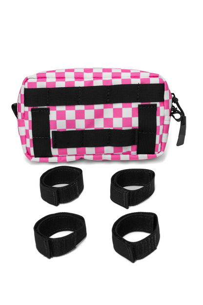 Thrill Seekers Pink/White Chex Bar Bag