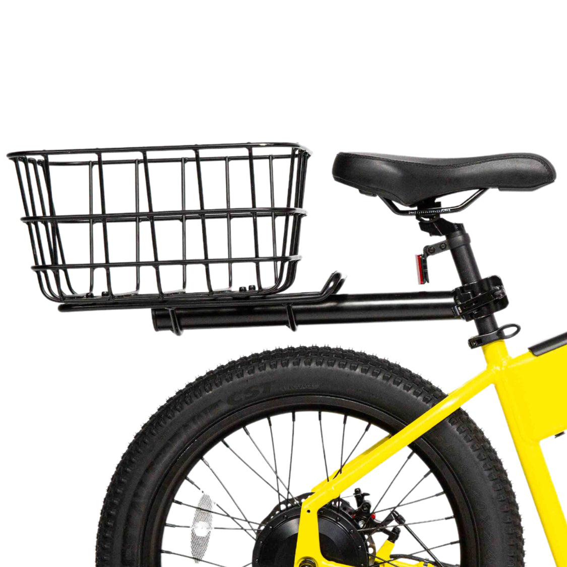 E-Bike Rear Rack Wicker Basket