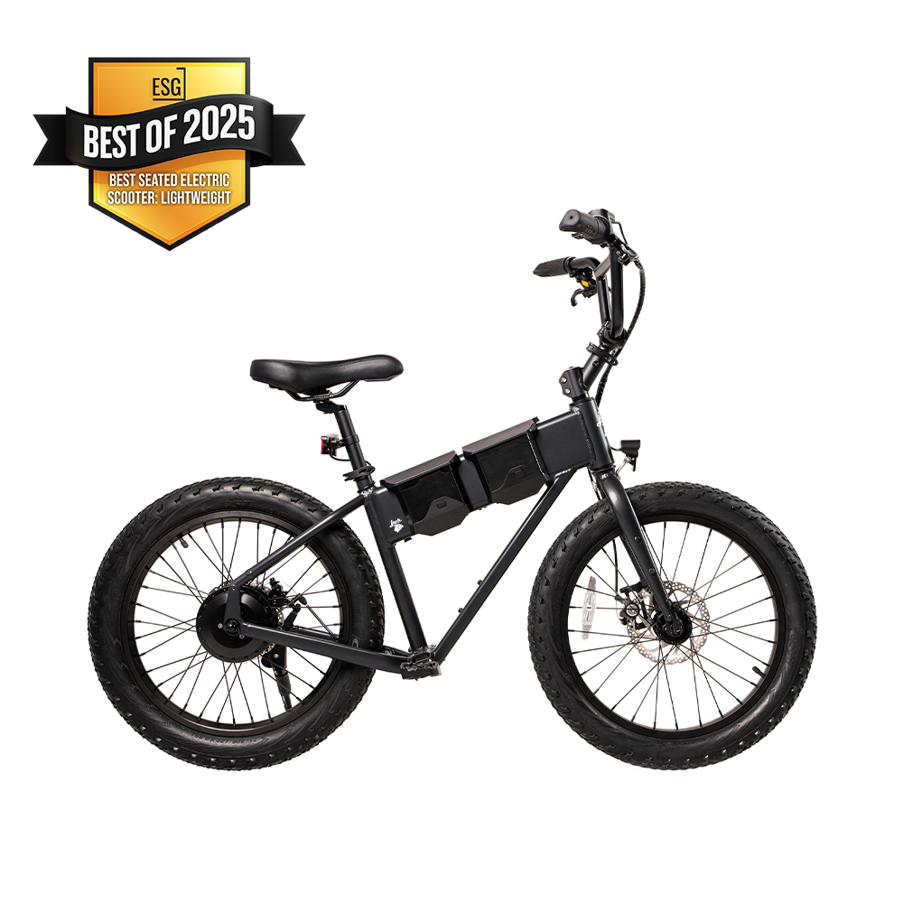JackRabbit XG Pro - Lightweight & Compact "Big" Pro Micro eBike, Black