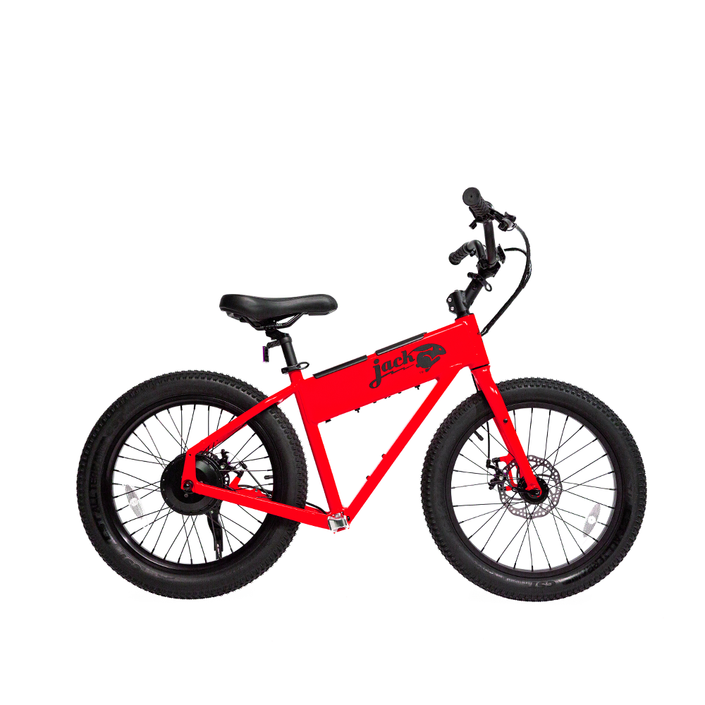 JackRabbit XG - Lightweight & Compact "Big" Micro eBike, Red