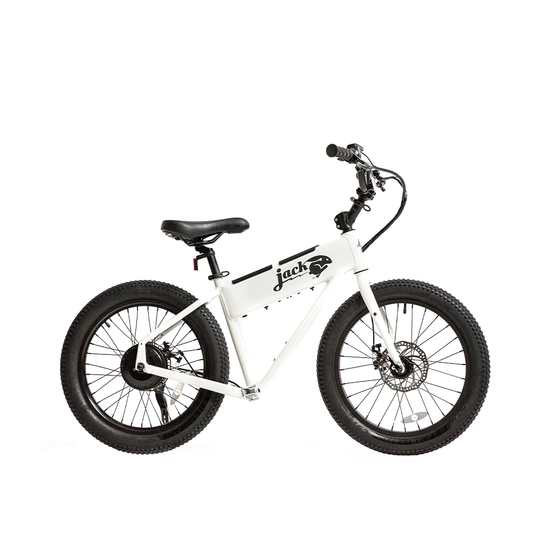 JackRabbit XG - Lightweight & Compact "Big" Micro eBike, White