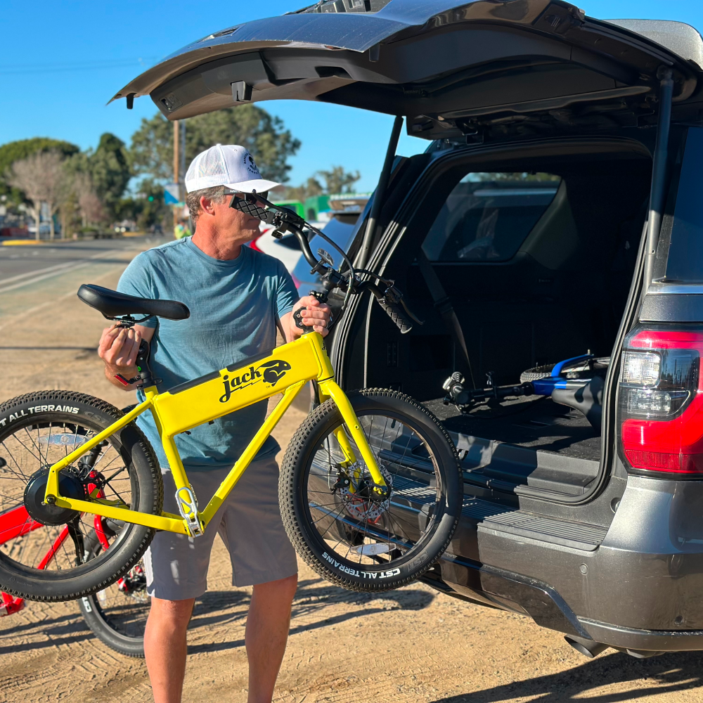 Jack Rabbit Bike Mod JackRabbit XG - Lightweight & Compact XL Micro eBike, Yellow ...