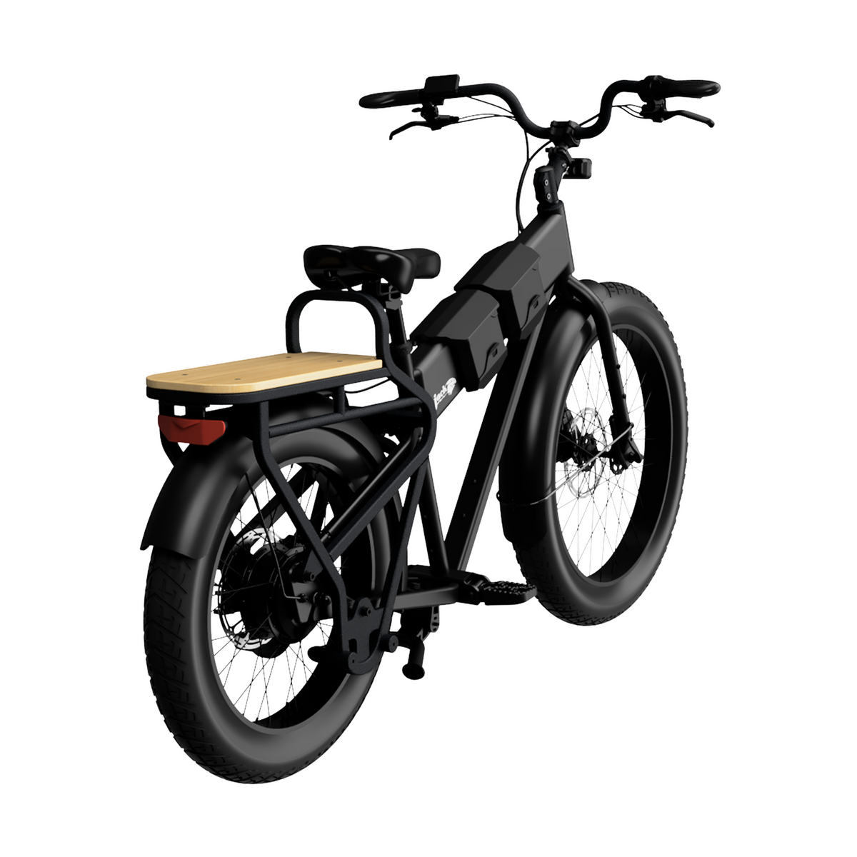 JackRabbit MG Cargo - Lightweight Cargo Electric Bike, Black