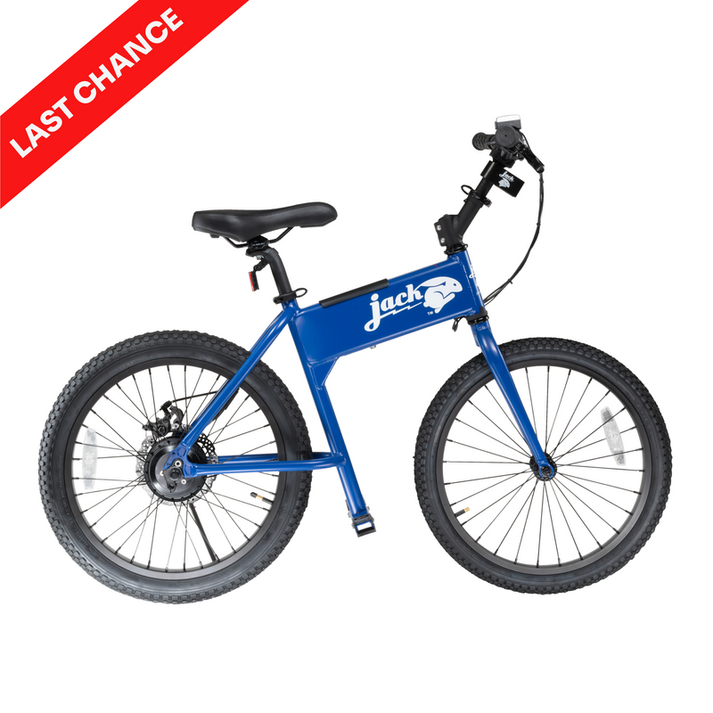 JackRabbit OG - Lightweight & Compact Micro eBike, Blue