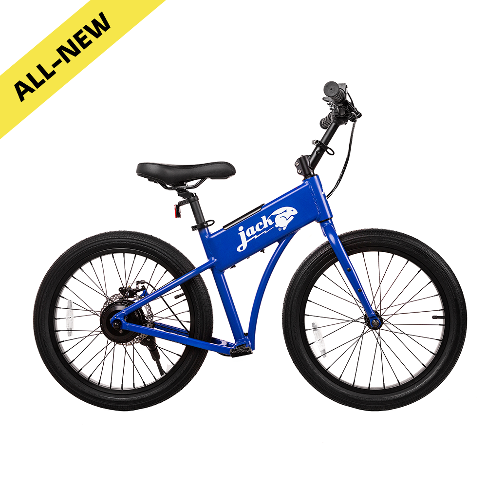 JackRabbit OG2 - Lightweight & Compact Micro eBike, Blue - Without Battery
