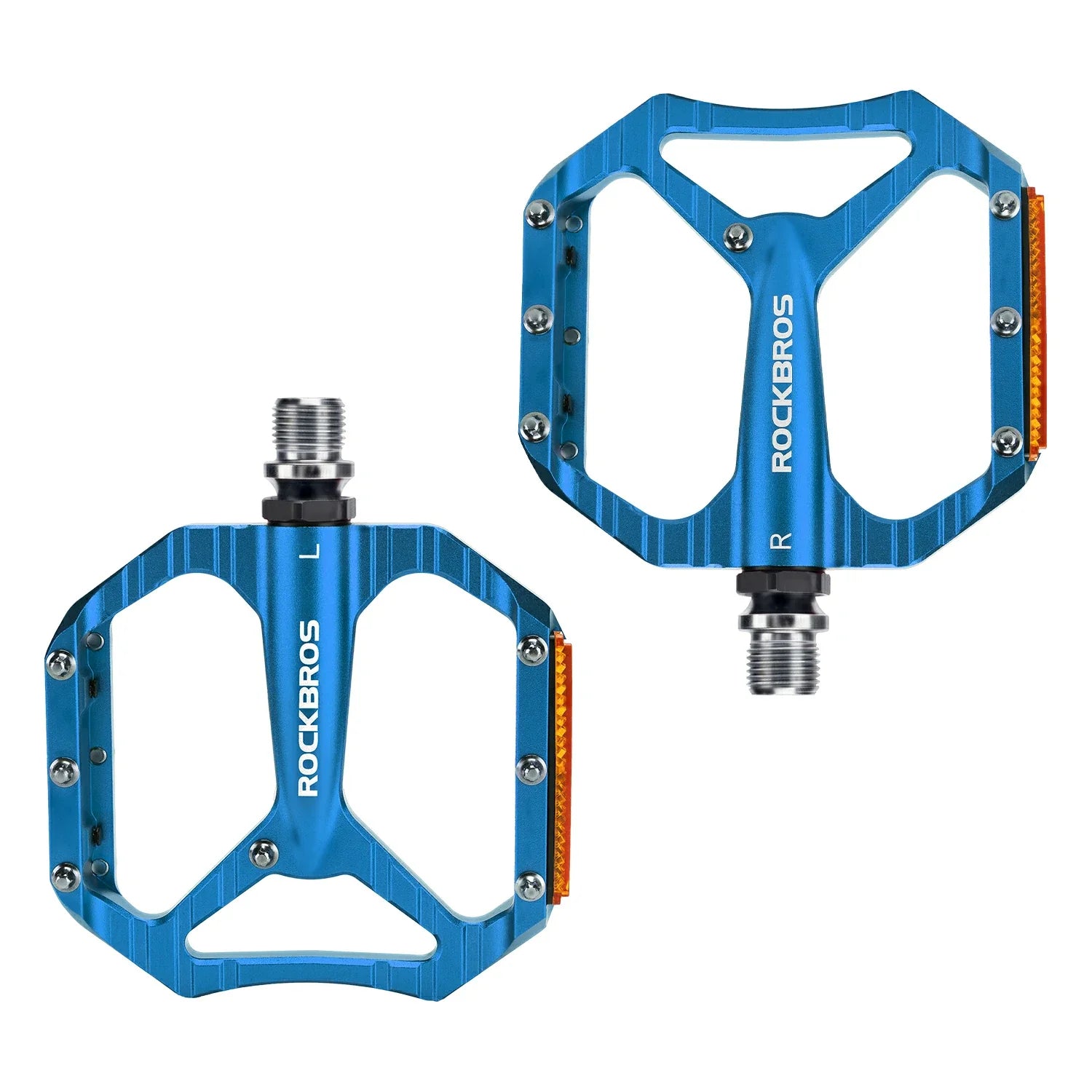 bike pedals blue Rocket-Style Aluminum Bike Pedal, Blue