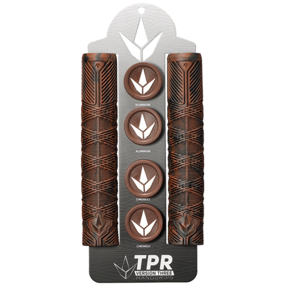Envy Handgrips V3 (TPR) - Chocolate/Black (Pair)