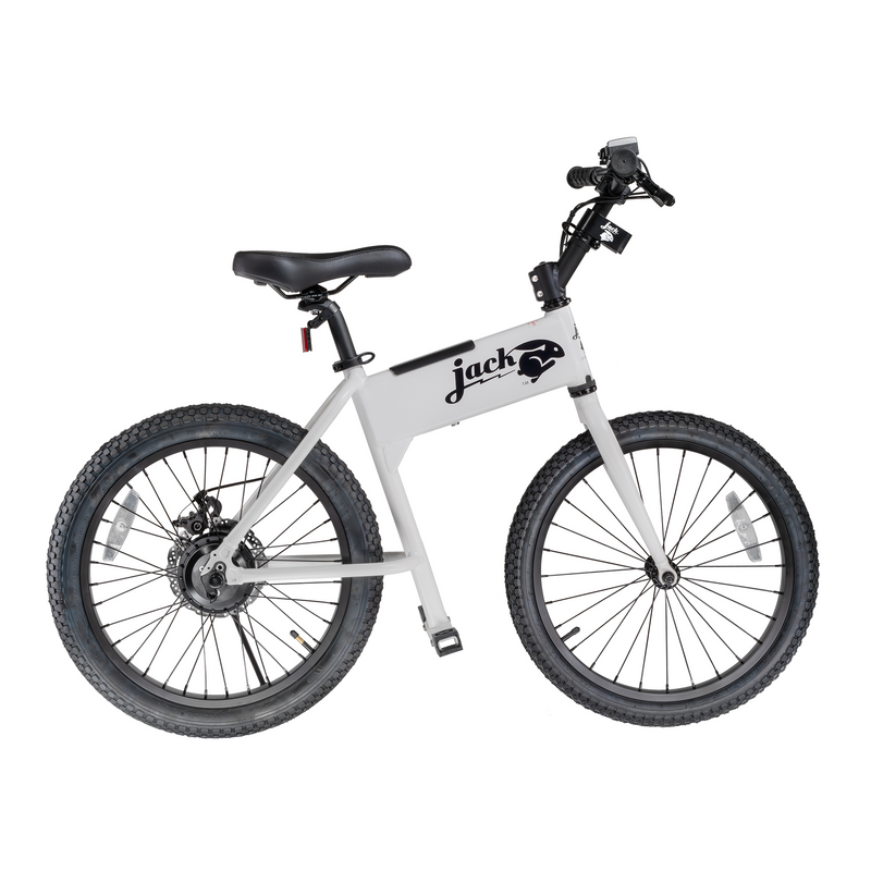 JackRabbit OG - Lightweight & Compact Micro eBike, White